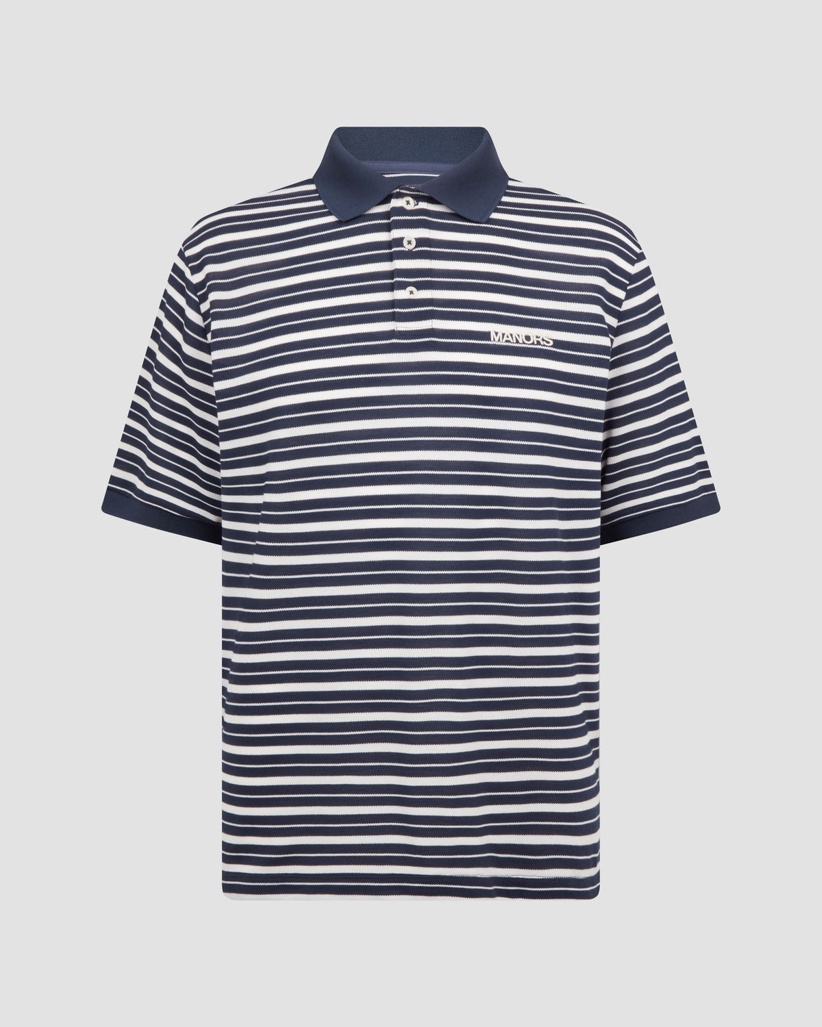 GOAT Pique Polo Stripe