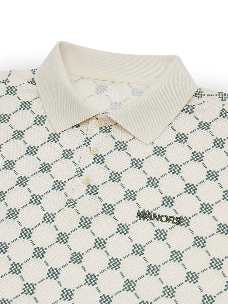 GOAT Pique Polo Monogram
