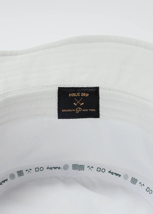 "P" Script Applique Bucket Hat