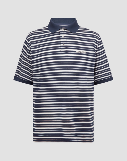 GOAT Pique Polo Stripe