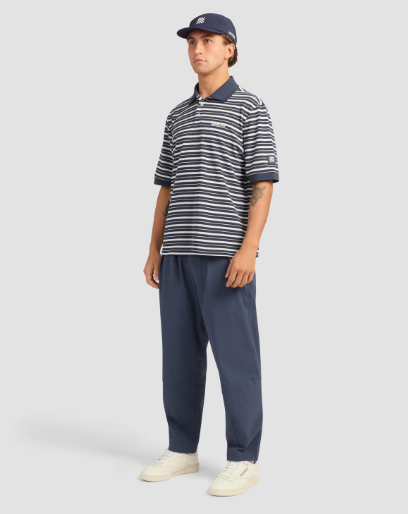 GOAT Pique Polo Stripe