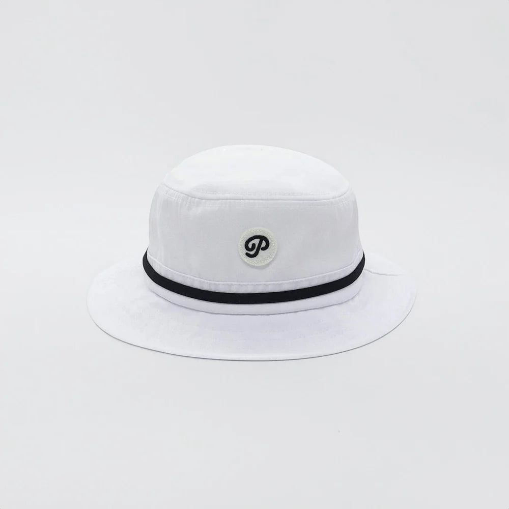 "P" Script Applique Bucket Hat